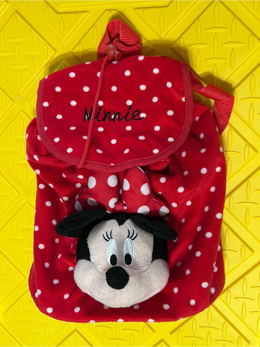 Minnie Mouse Red Polka Dot Kids Backpack